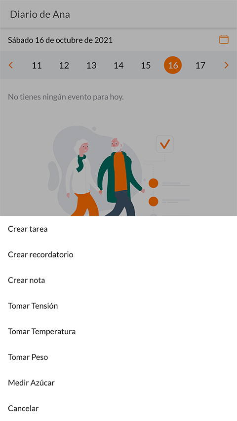 Añadir tarea a CaserFamily
